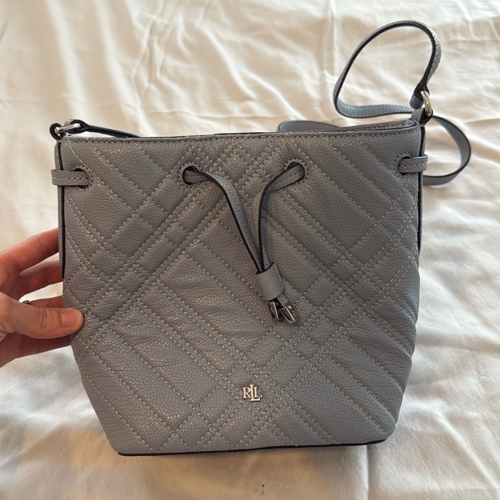 Baby blue Ralph Lauren crossbody